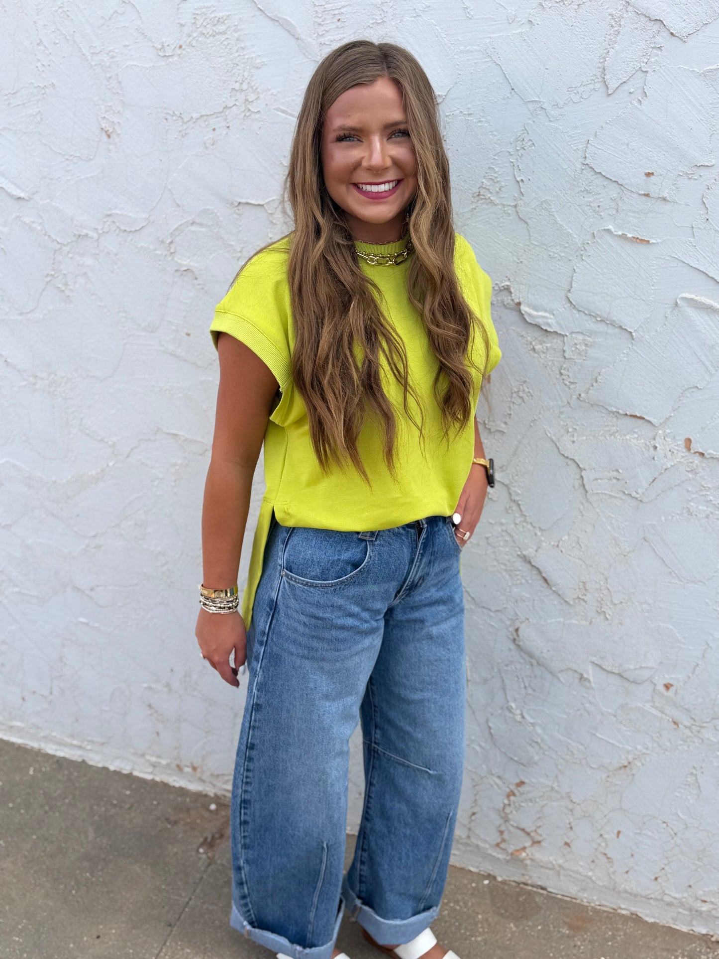 Wide Leg Barrel Denim Jeans
