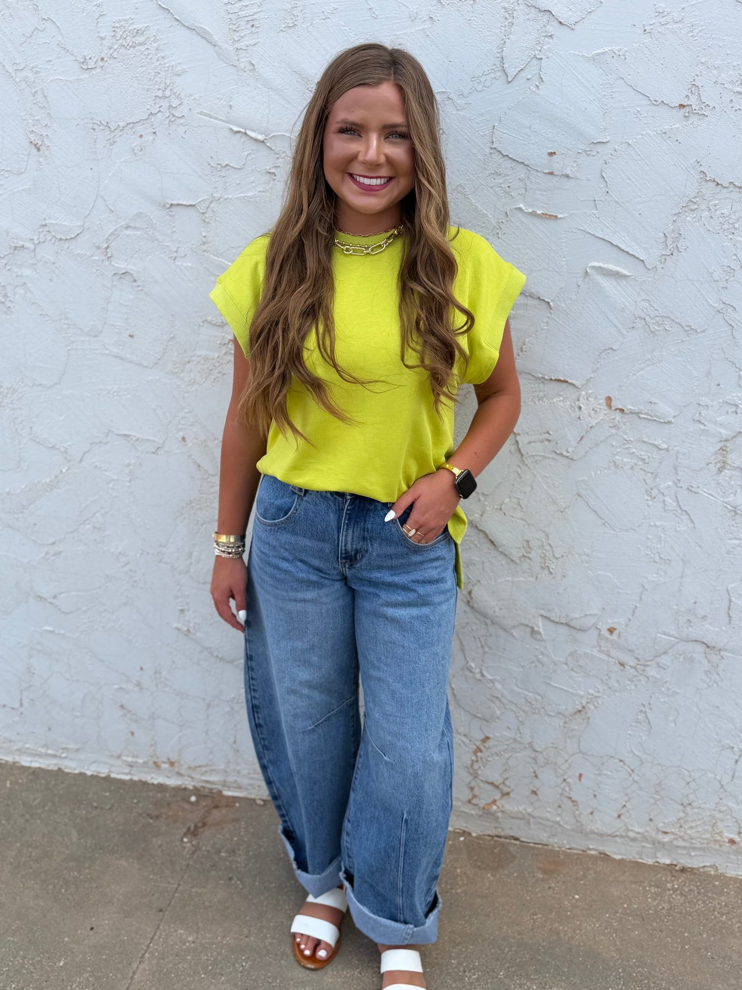 Wide Leg Barrel Denim Jeans