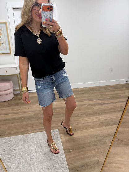 Black Boyfriend V-Neck