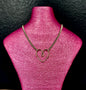 Heart Link Necklace (Silver & Gold)