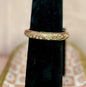 Purple Marble Flower Diamond Clasp Bangle Bracelet (2.5in)