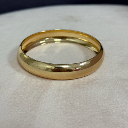 Single Shiny Gold Bracelet