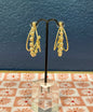 Gold 3 Strand Bead Hoop