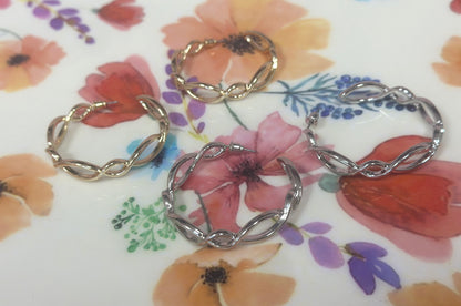 Twisted Hoop (Silver & Gold)