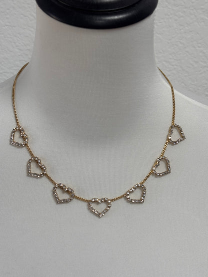 Tova Multi Heart Necklace