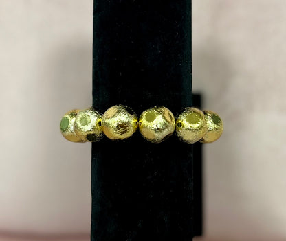 XL Textured Bead Bracelet