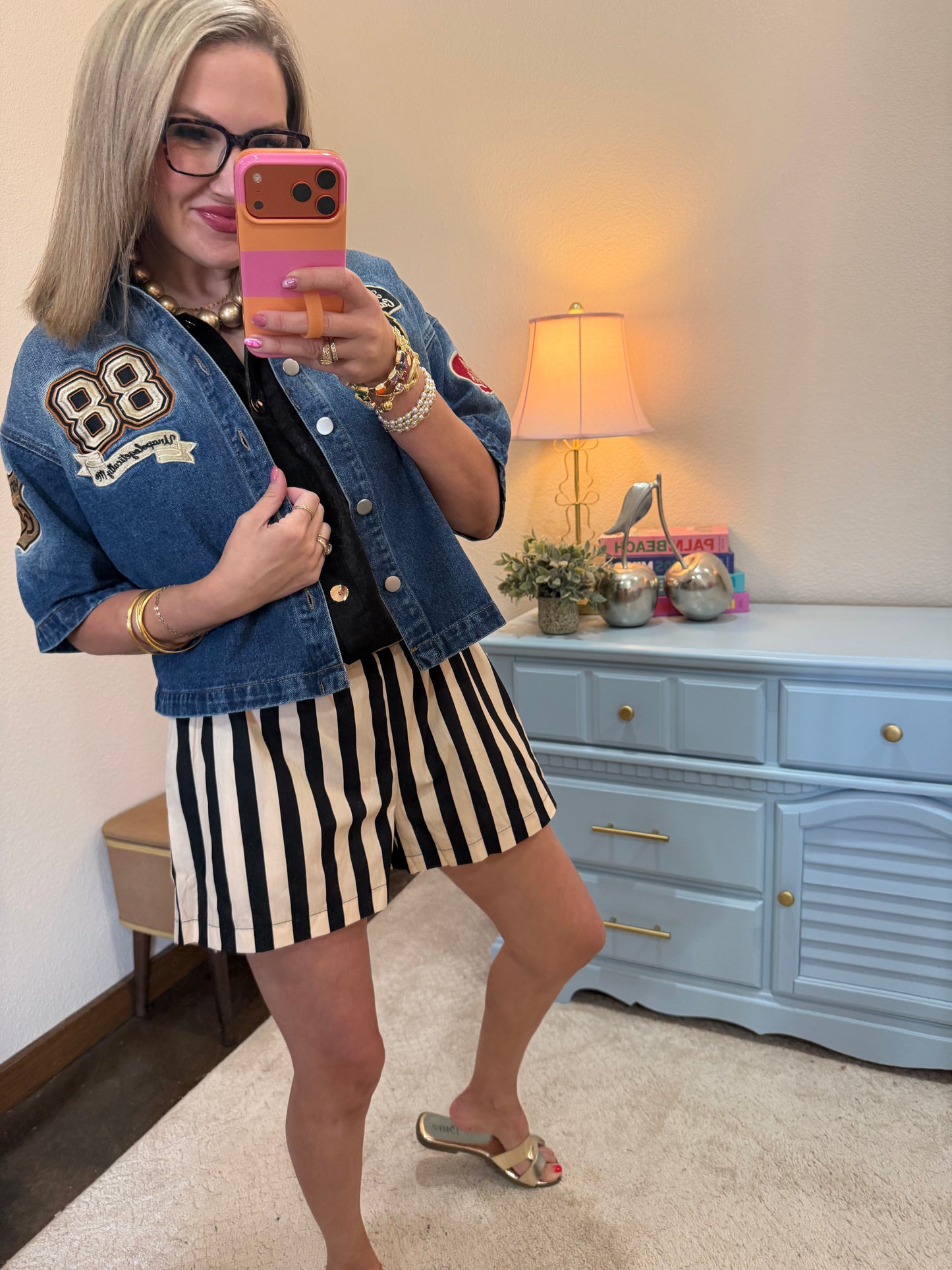 Denim Patchwork Shirt