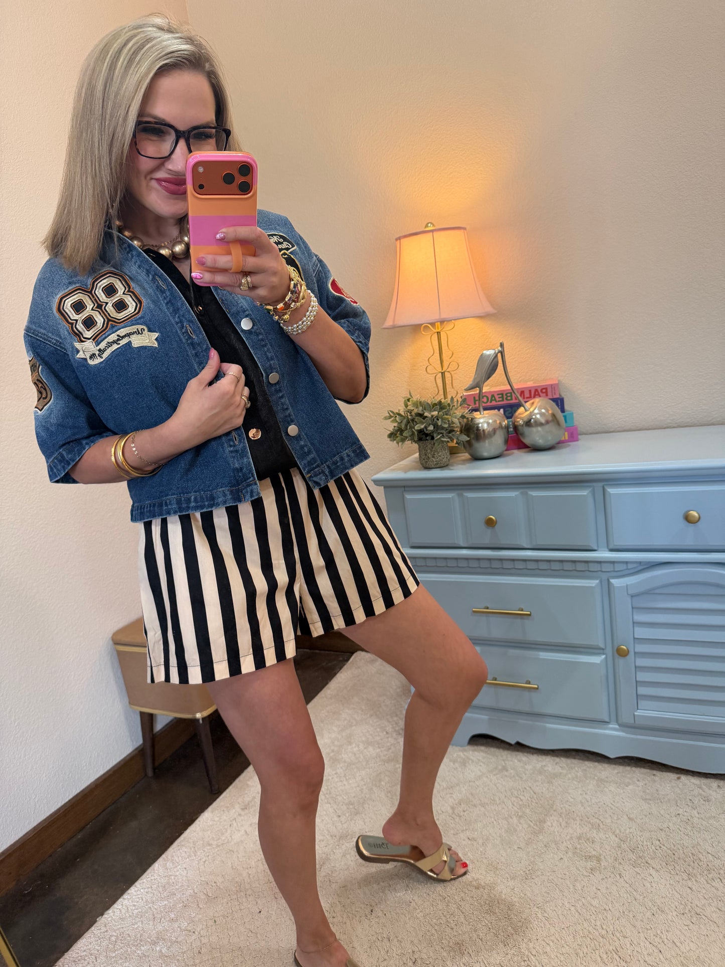 Denim Patchwork Shirt