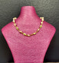 White Floral Bead Magnetic Necklace (2 colors)