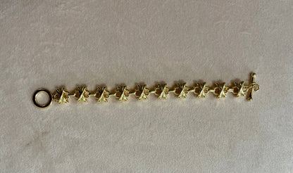 X Bracelet Gold