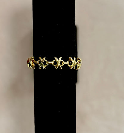 X Bracelet Gold