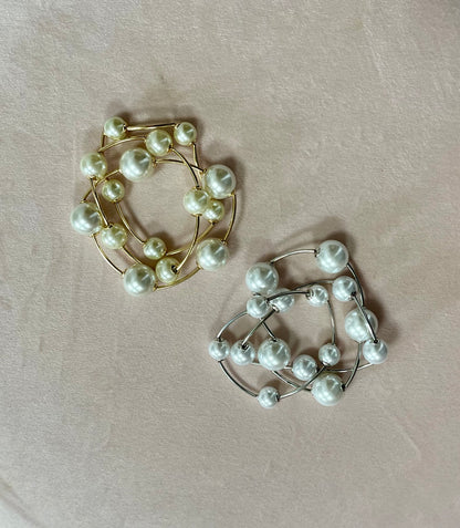Set of 3 Multi Size Pearl Bracelets