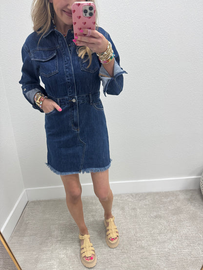 Dark Denim Dress
