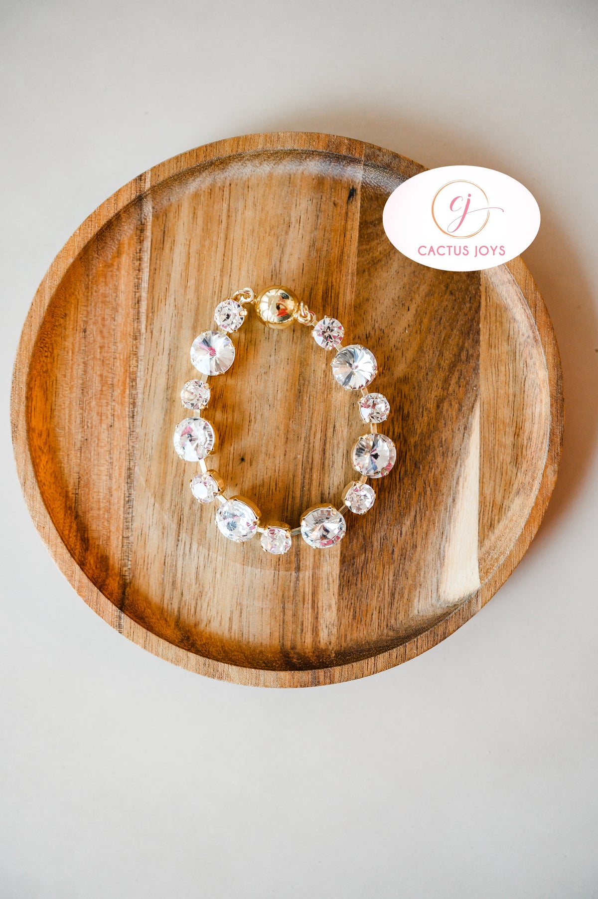 Luxe Magnetic Multi Size Crystal Bracelet- 3 colors