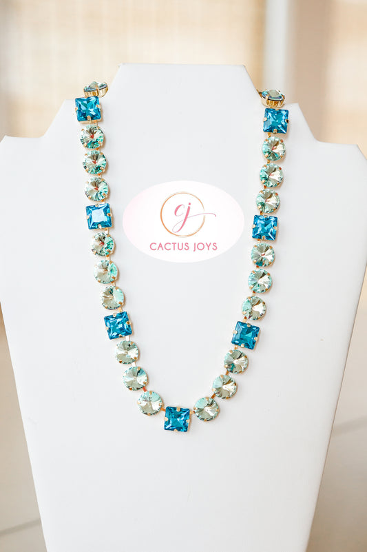 Turquoise Multi Shape Magnetic Necklace