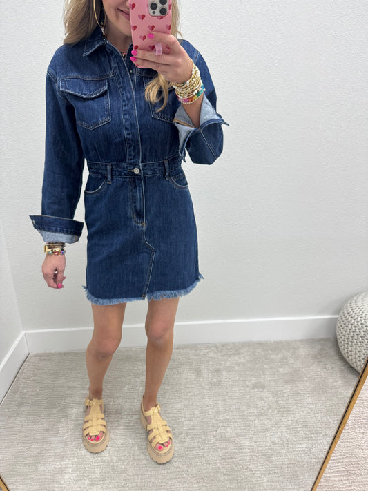 Dark Denim Dress