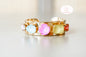 Large Multi Stone Cuff Bracelet
