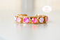 Large Pink Stone Cuff