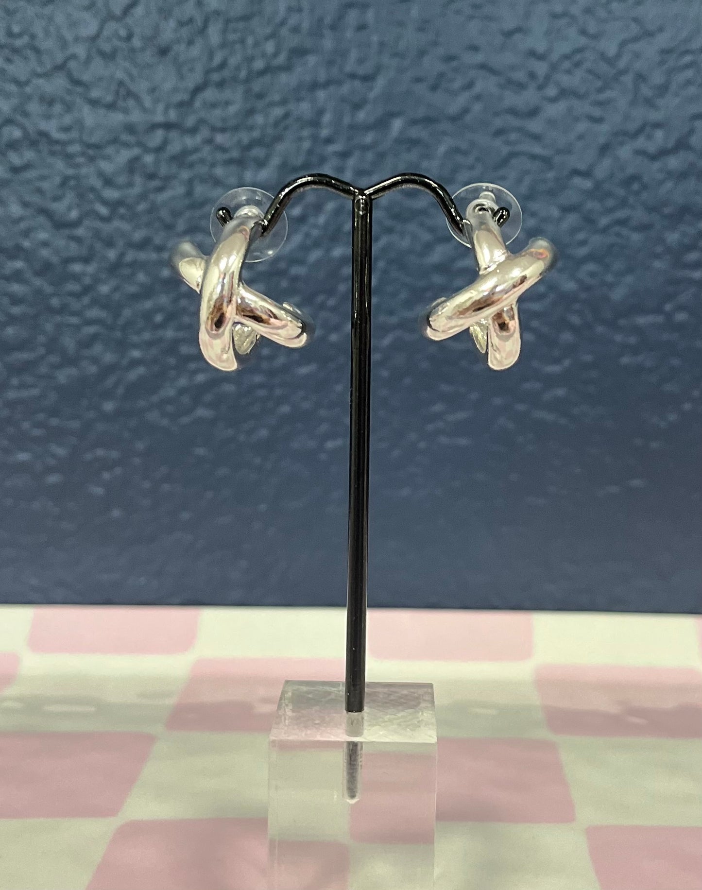 X Stud Earrings (silver and gold!)