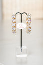 Luxe Crystal Hoops (5 colors!!)