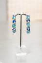 Luxe Crystal Hoops (5 colors!!)