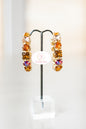 Luxe Crystal Hoops (5 colors!!)