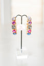 Luxe Crystal Hoops (5 colors!!)