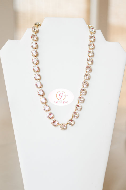 Luxe Clear Magnetic Crystal Necklace