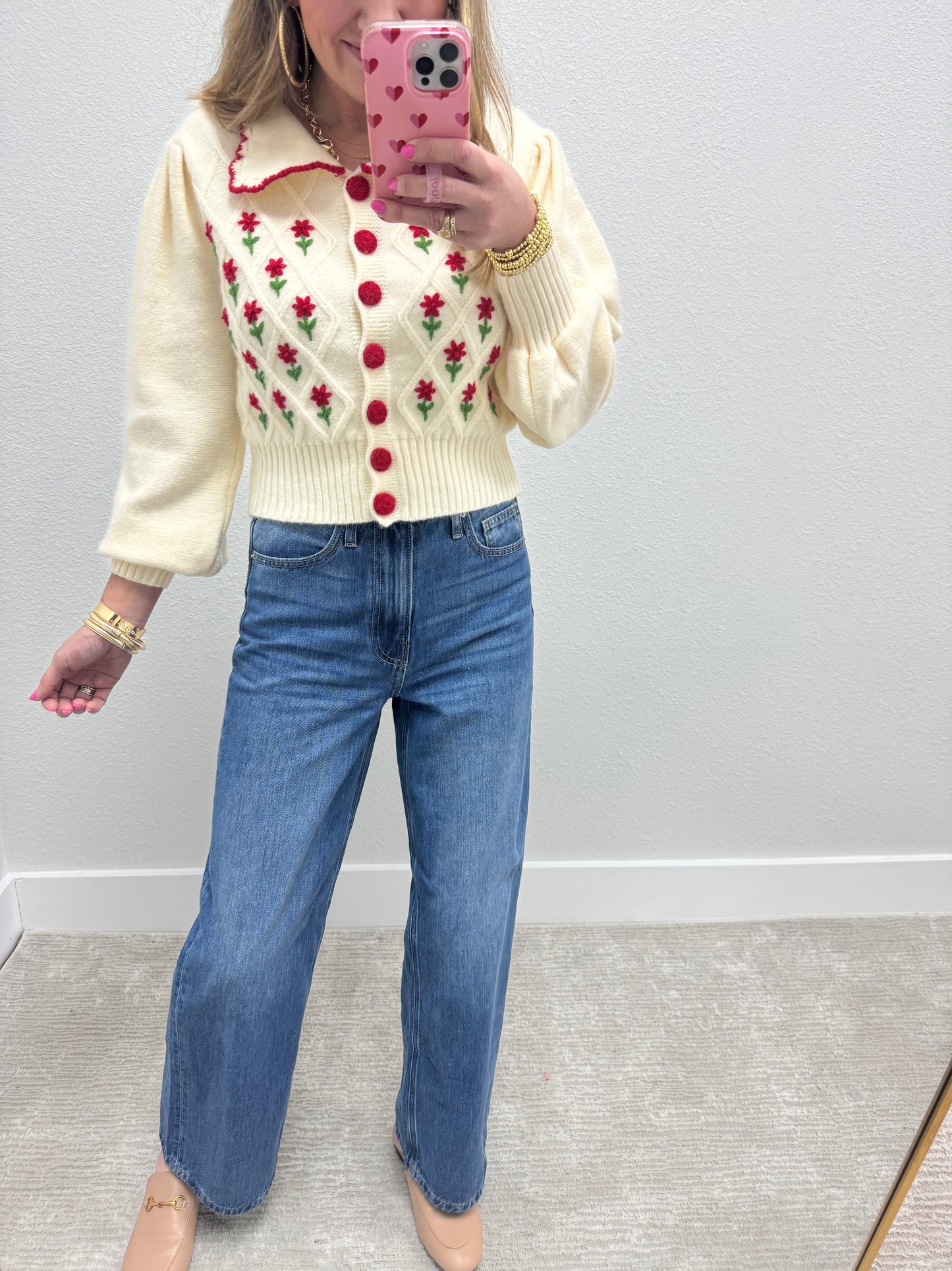 Straight Leg High Waist Jeans FS