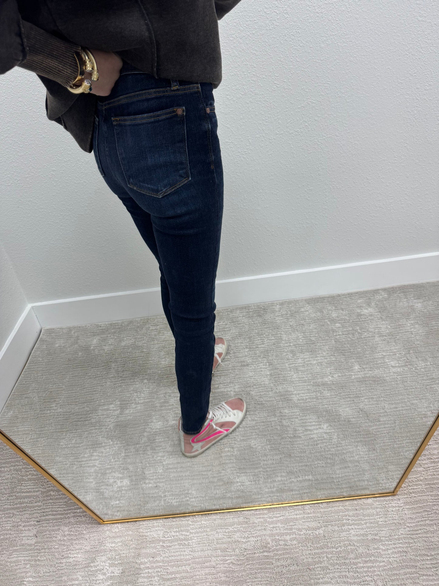 Judy Blue Medium Dark Skinny Jeans FS