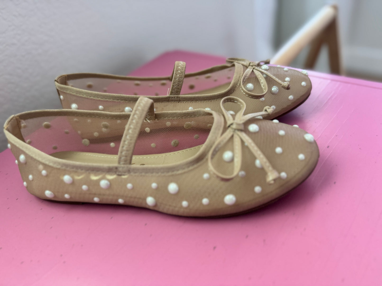 Pearl Embellished Mary Jane Shoe