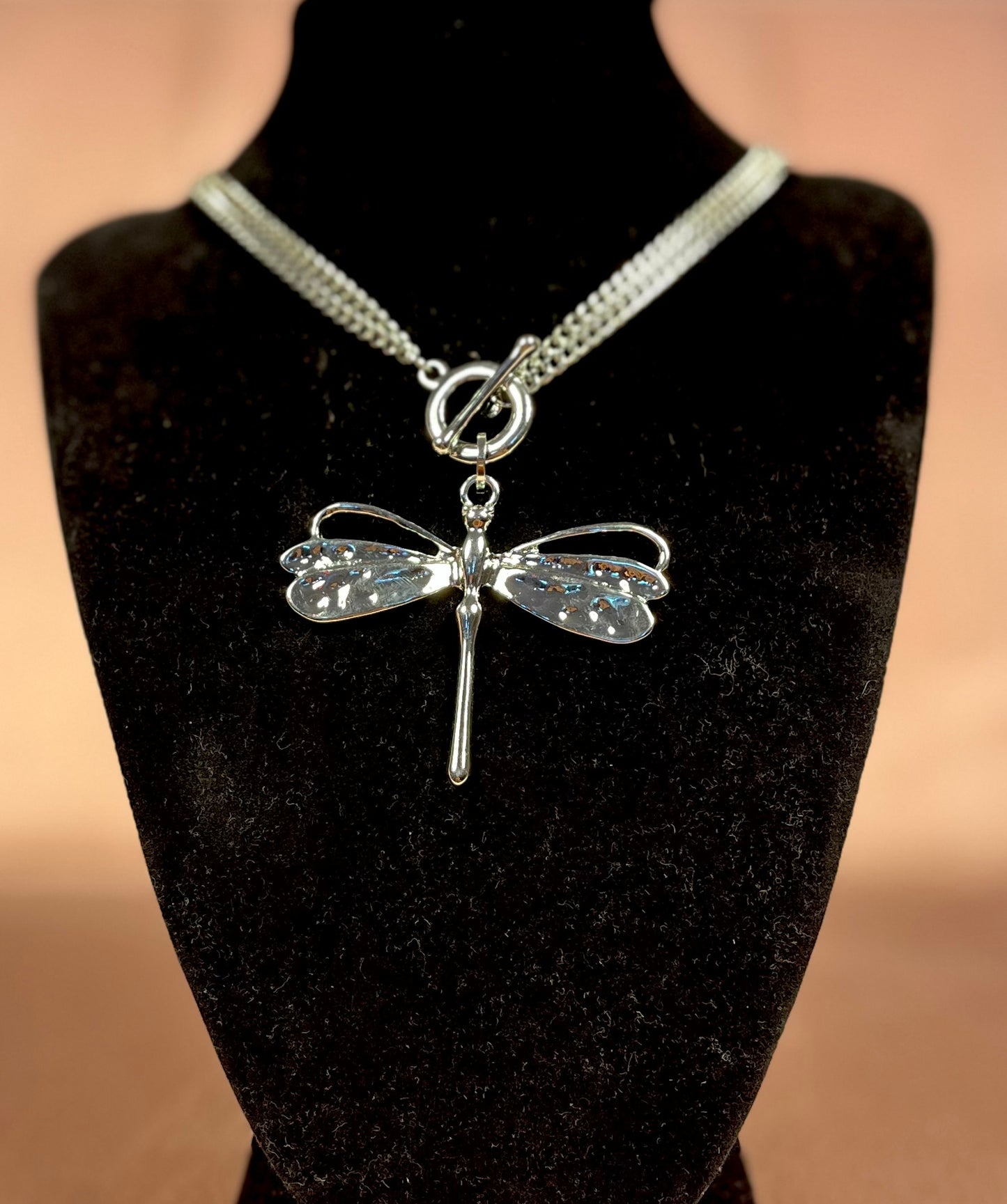 Dragonfly Necklace (Gold & Silver)