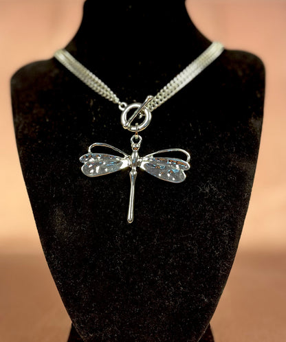 Dragonfly Necklace (Gold & Silver)