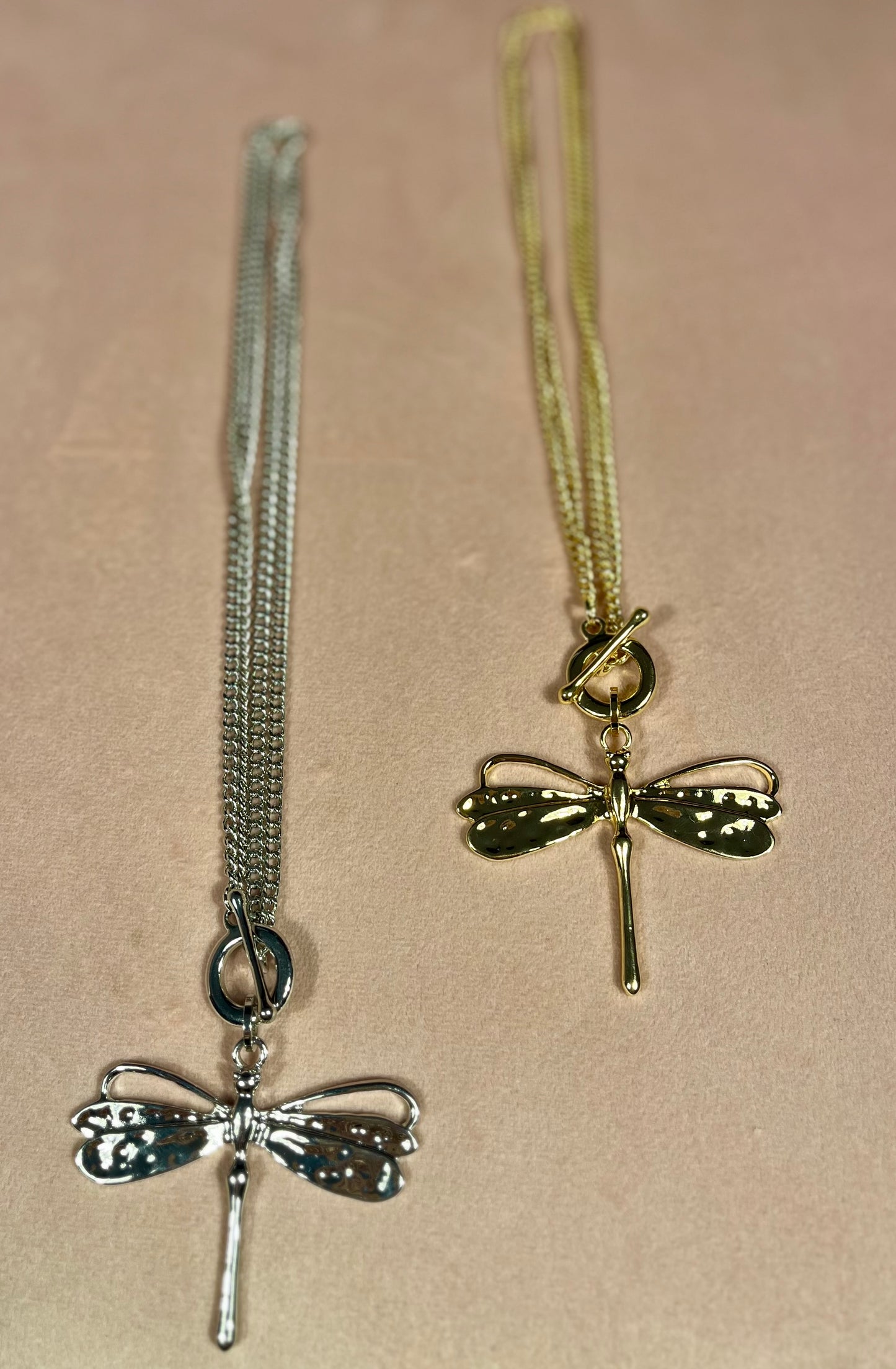 Dragonfly Necklace (Gold & Silver)