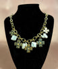 Cross & Freshwater Pearl Charm Necklace (Gold & Silver)