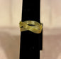Gold Triple Strand Woven Magnetic Bracelet