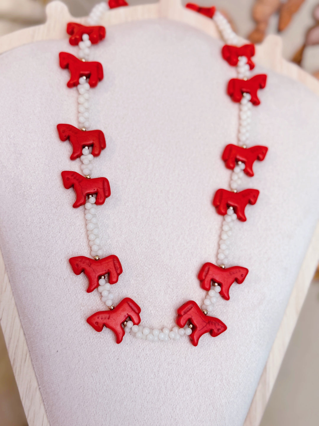 Red Pony Girl Necklace