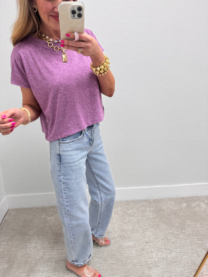 Light Wash Mid Rise Barrel Jeans FS