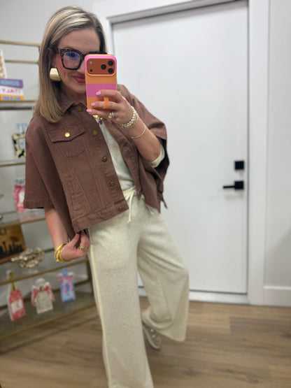 Brown Cape Jacket