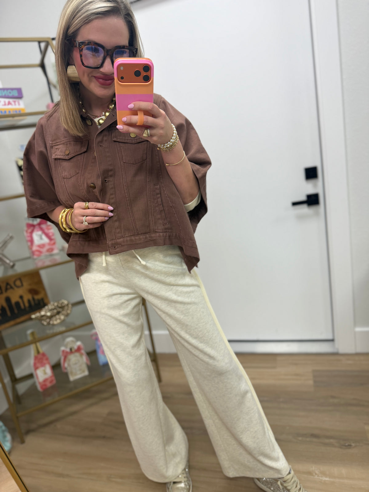 Brown Cape Jacket