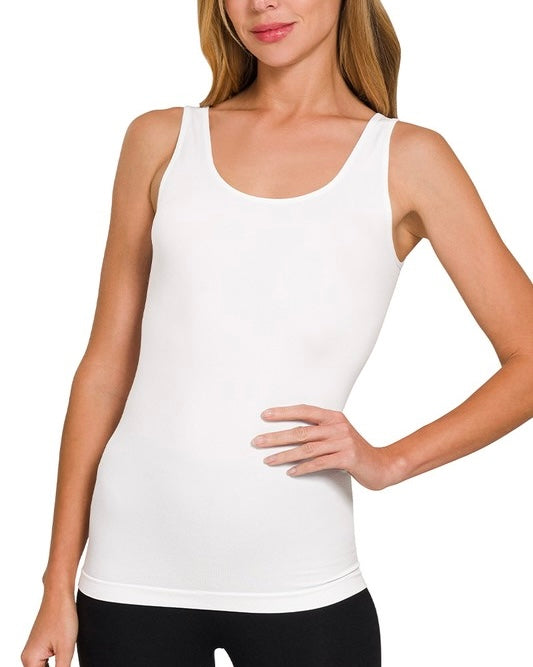 White 2 Way seamless tank
