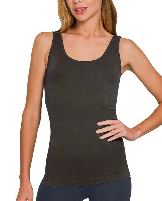 Black 2 Way seamless tank