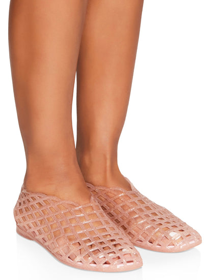 Pink Jelly Shoes