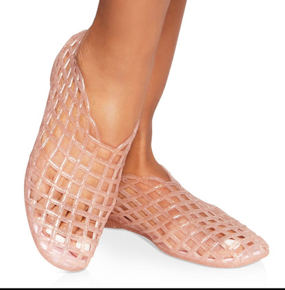 Pink Jelly Shoes