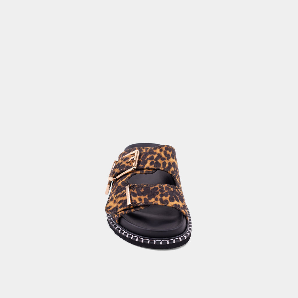 Charlotte Leopard Sandal