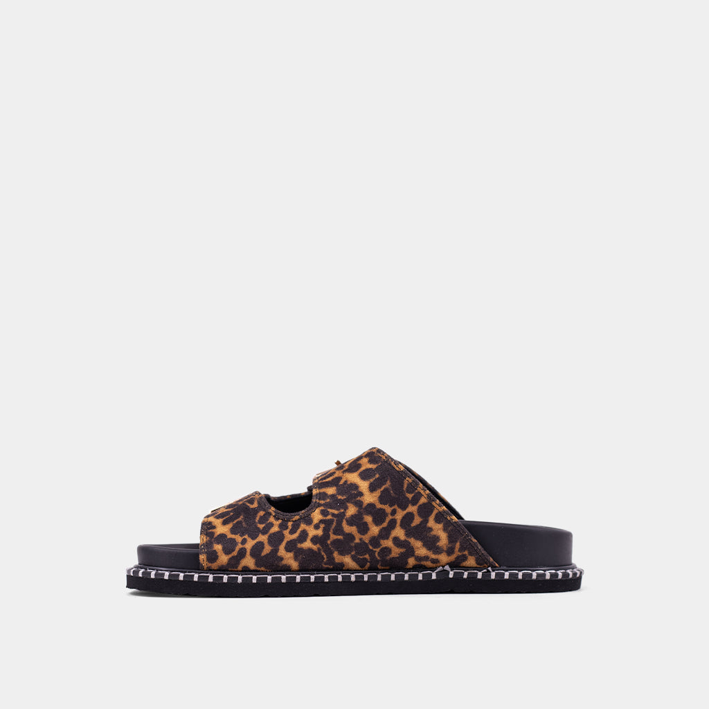 Charlotte Leopard Sandal