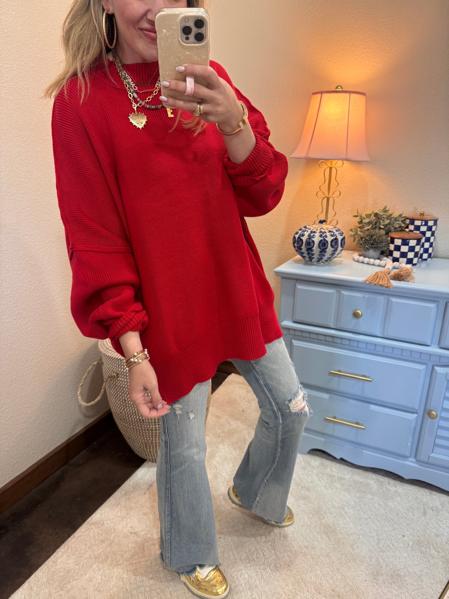 Ruby Mock Neck Sweater