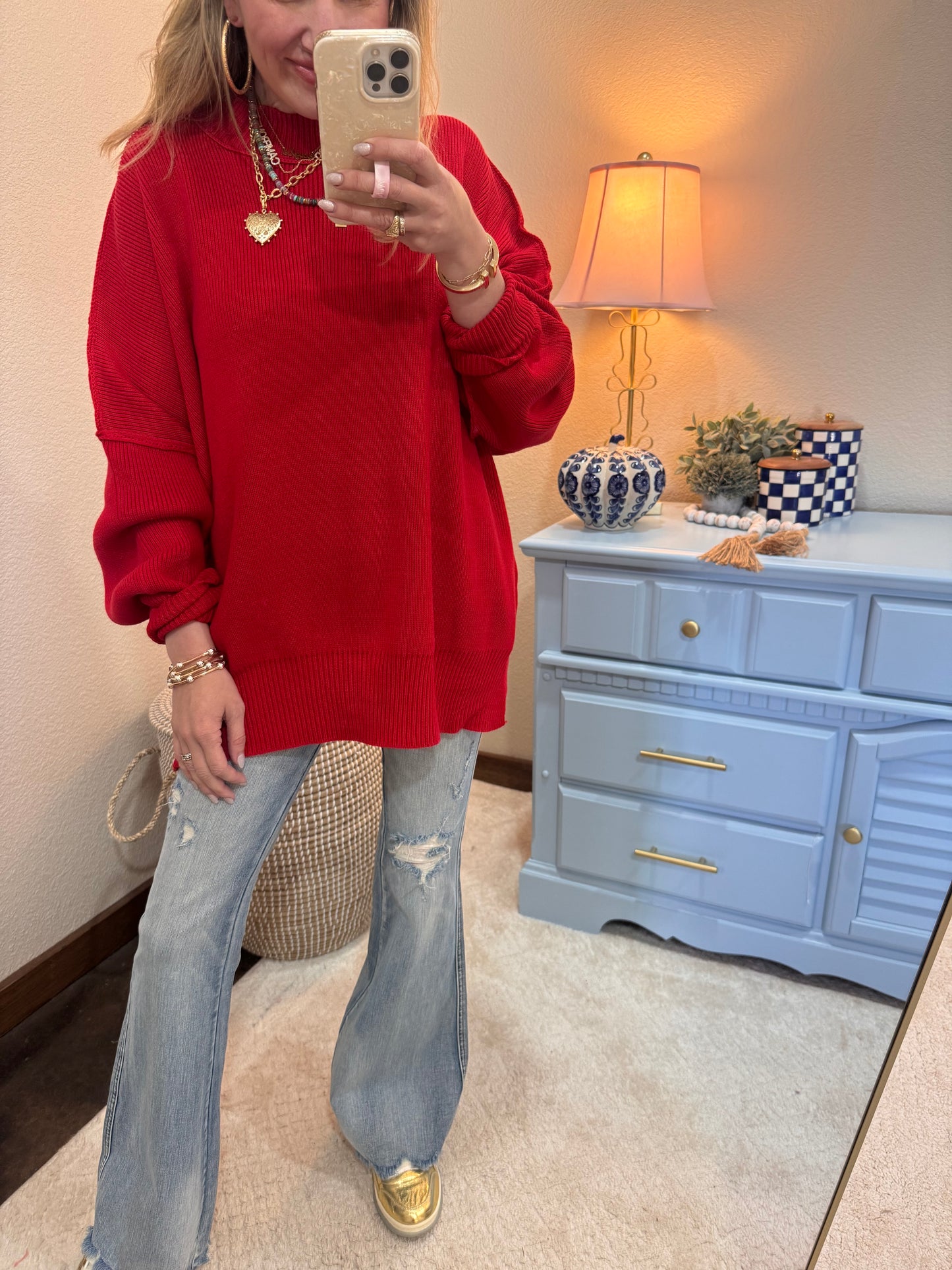 Ruby Mock Neck Sweater