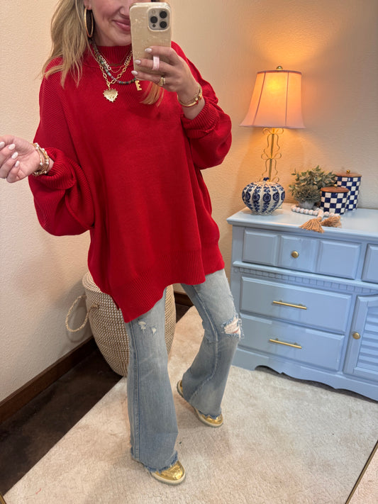 Ruby Mock Neck Sweater