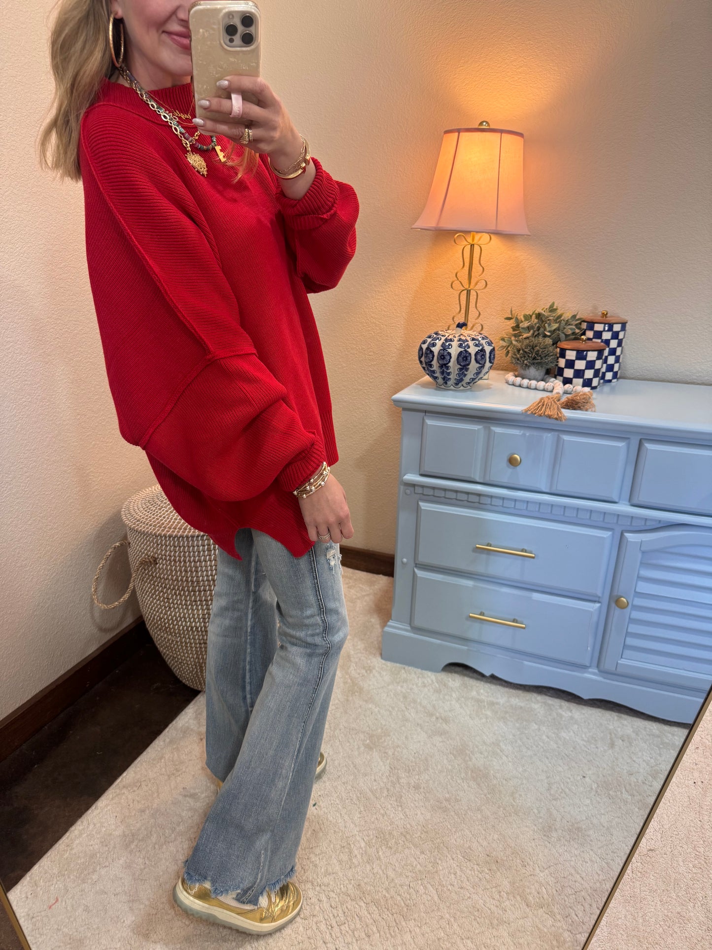 Ruby Mock Neck Sweater
